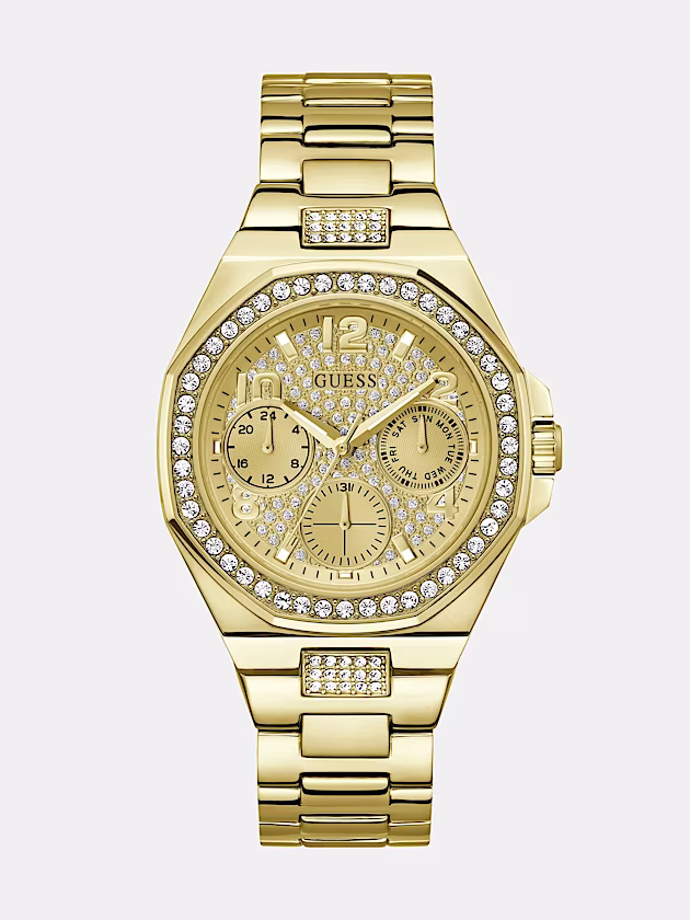Multi-function crystal watch - GUESS