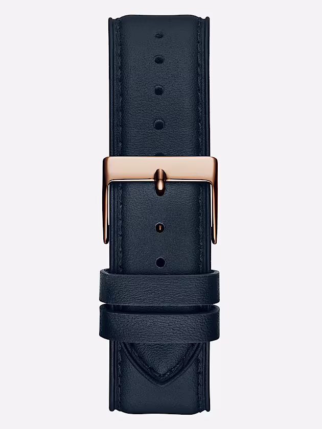 Multi-function genuine leather watch - GUESS