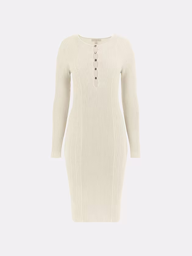 Bodycon midi sweater dress - GUESS
