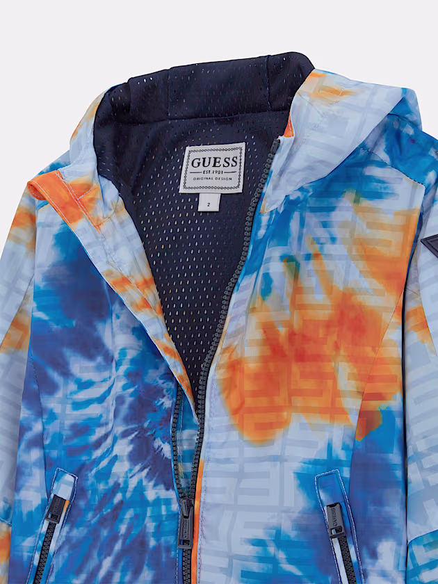 Printed windbreaker - GUESS