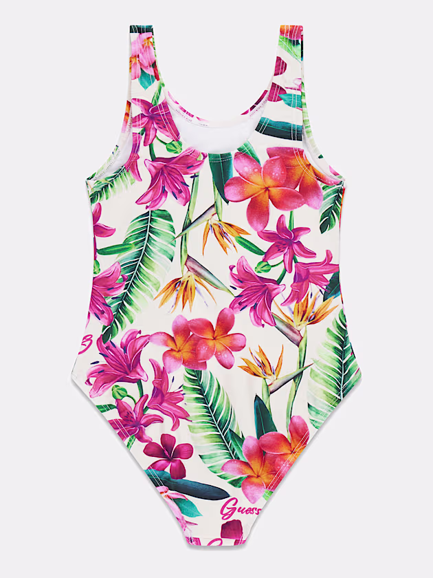 Triangle logo one piece sweamsuit - GUESS