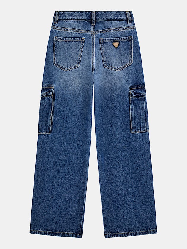 Wide leg cargo jeans - GUESS