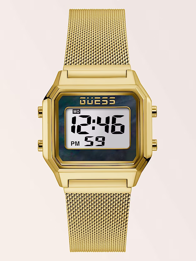 Steel digital watch - GUESS