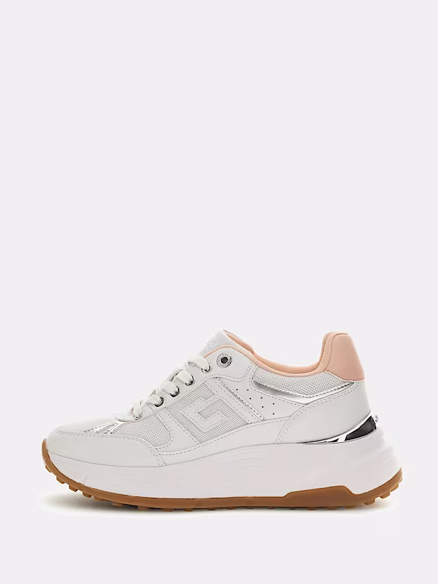 Fonzi Laminated-Insert Running Shoe - GUESS