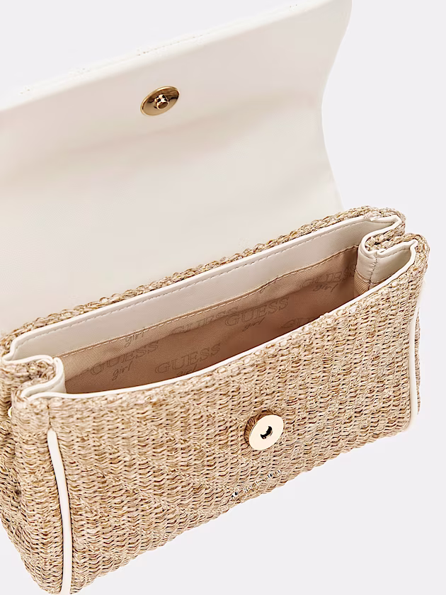 Straw crossbody bag - GUESS