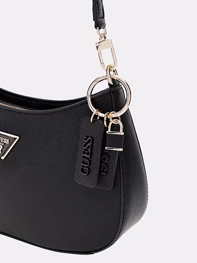 Noelle Saffiano Shoulder Bag - GUESS