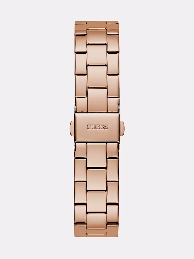 Analogue watch with crystal appliqué detailing - GUESS