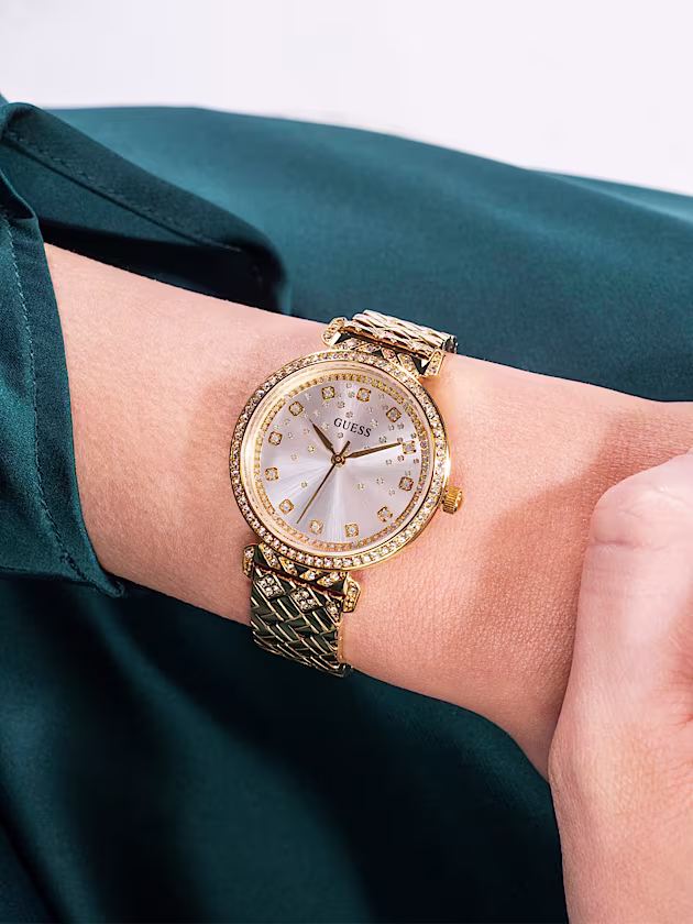 Crystal analogue watch - GUESS
