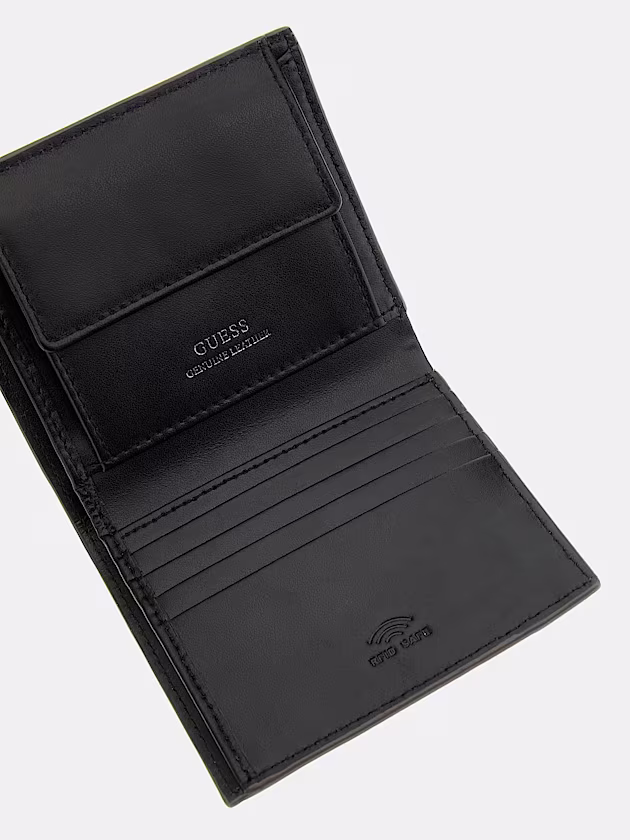 Barcellona genuine leather mini wallet - GUESS