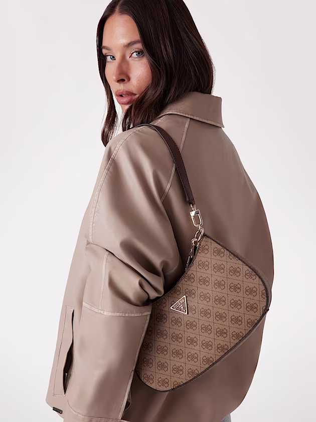 Noelle 4G logo shoulder bag - GUESS