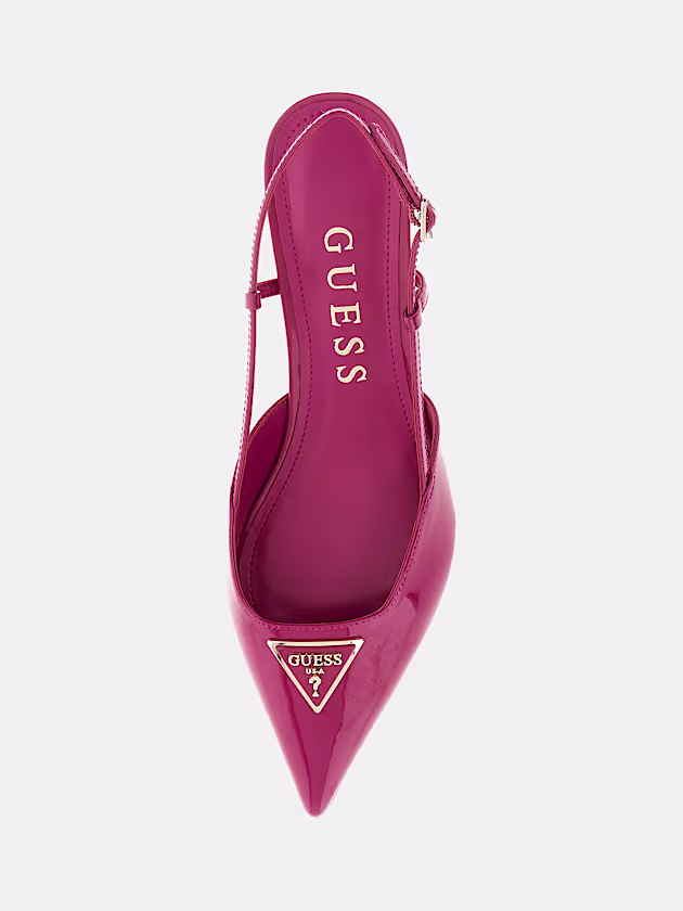 Jesson patent slingback - GUESS