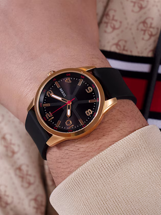 Silicone multi-function watch - GUESS