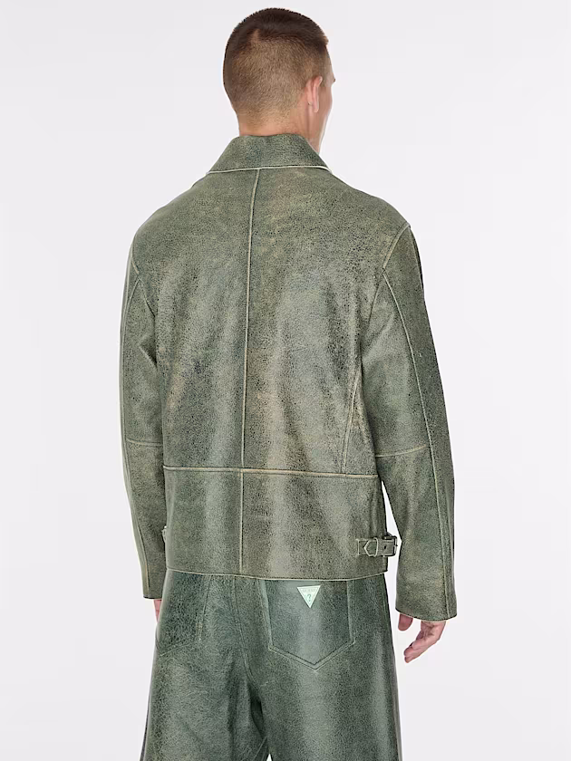 Genuine leather jacket - GUESS