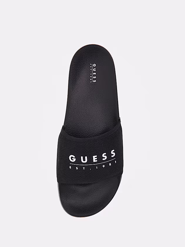 Tokyom logo-script sandal - GUESS