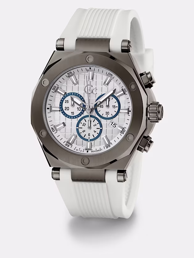 Gc silicone chronograph watch - GUESS