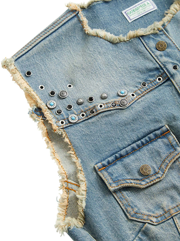 Studs denim vest - GUESS