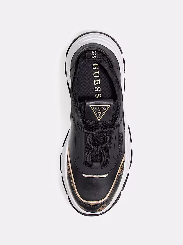 Braydin logo running shoes - GUESS