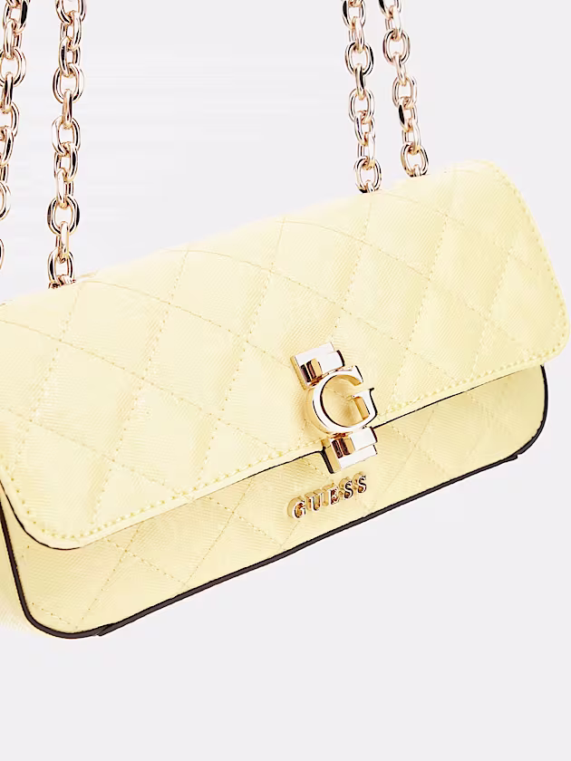 Bessey 4G logo patent mini crossbody - GUESS