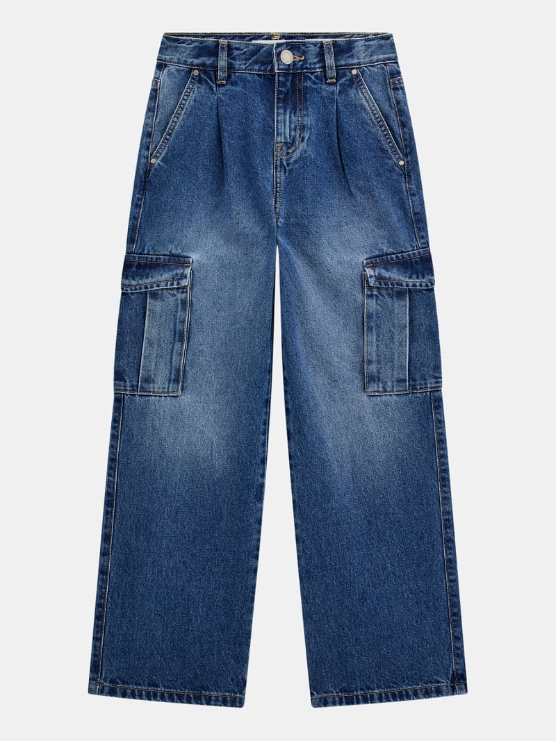 Wide leg cargo jeans - GUESS