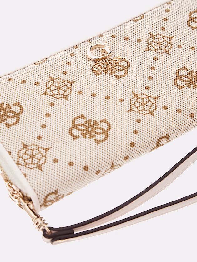 Neda 4G Peony Logo Maxi Wallet - GUESS