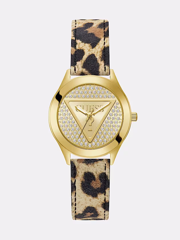 Crystal appliqué analogue watch - GUESS