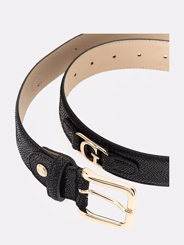 Genuine leather belt - GUESS