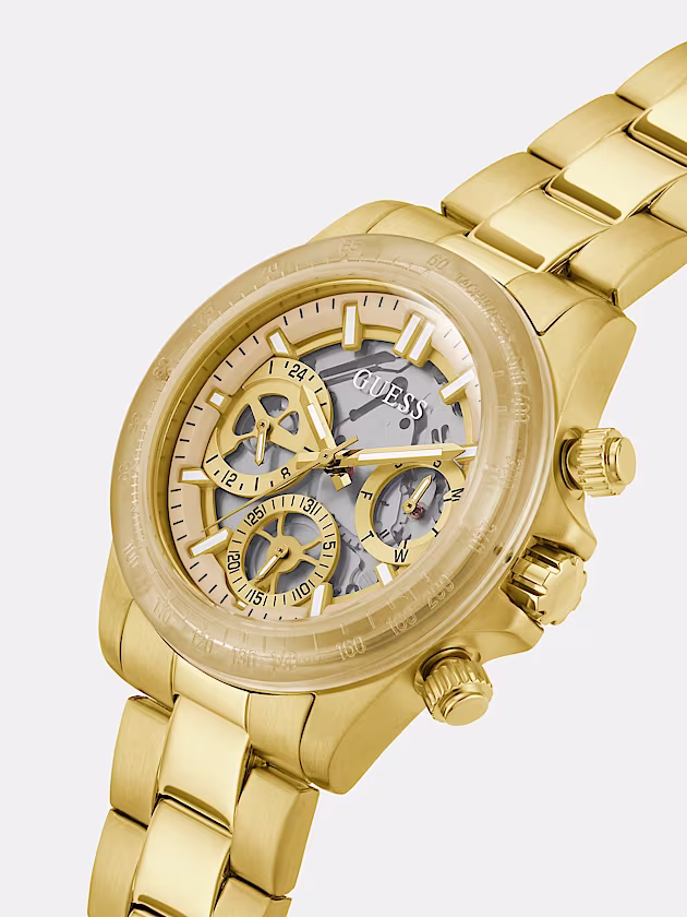 Multi-function steel watch - GUESS