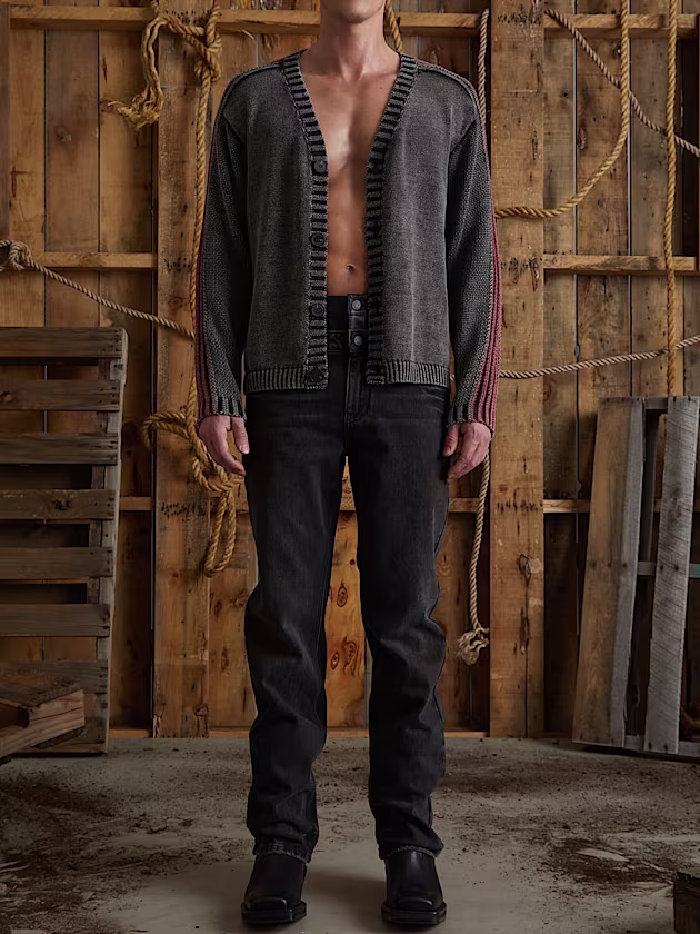 Side bands cardigan - GUESS