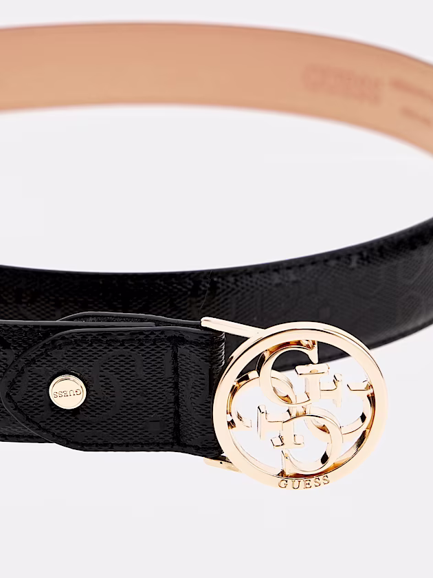 Betula Patent 4G Logo Belt - GUESS