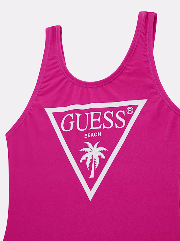 Triangle logo one piece sweamsuit - GUESS