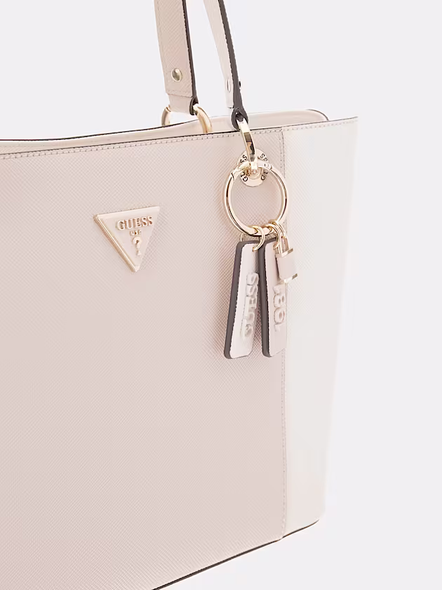 Noelle Saffiano Tote - GUESS
