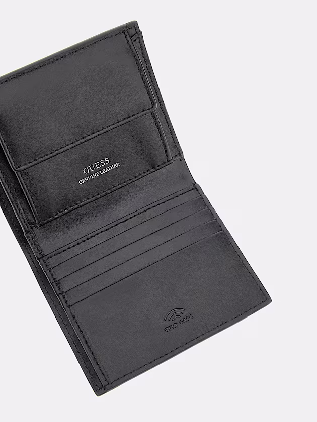 Barcellona genuine leather mini wallet - GUESS
