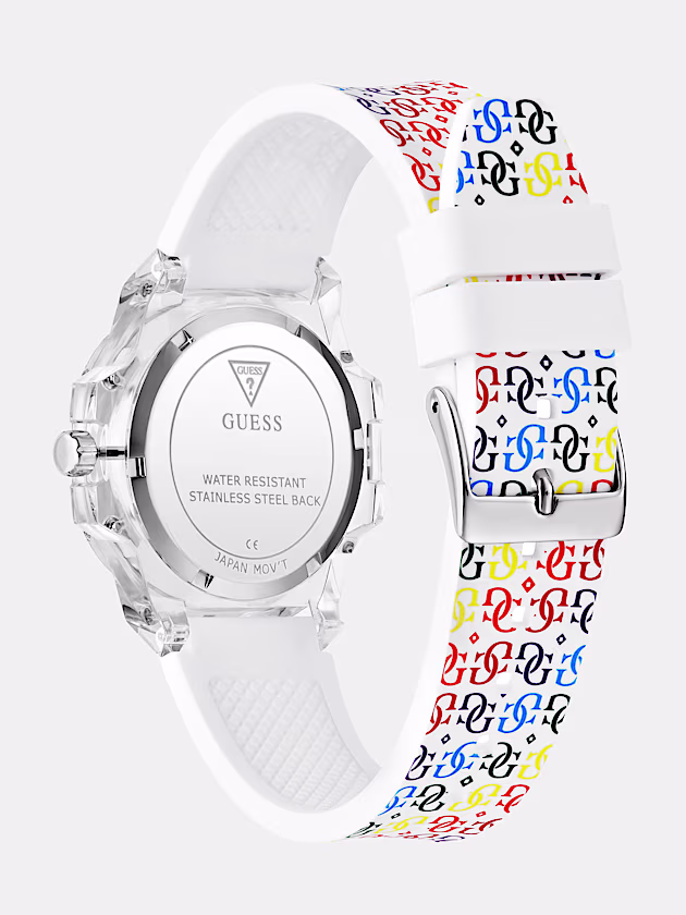 Silicone analogue watch 34 mm - GUESS