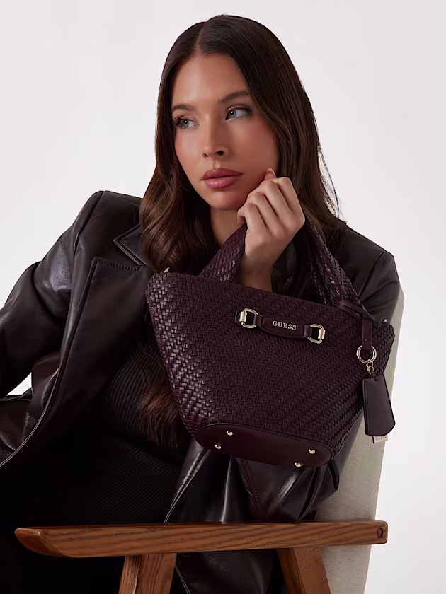 Francy woven handbag - GUESS