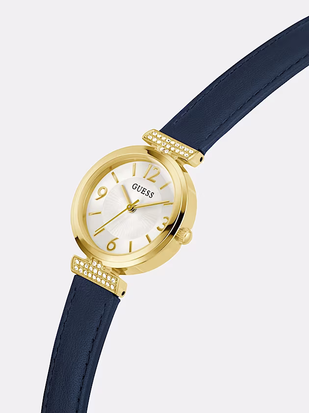 Leather analogue watch 28 mm - GUESS