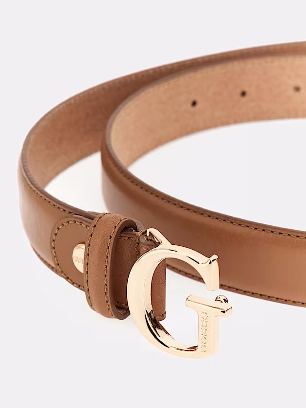 Real Leather Belt - GUESS