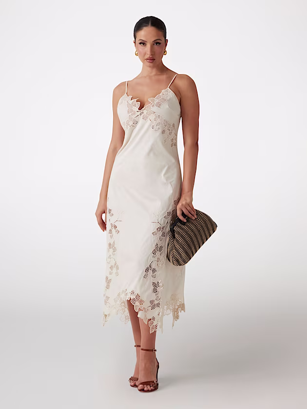 Marciano long embroidered dress - GUESS
