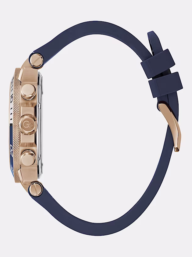 GC leather chronograph watch - GUESS