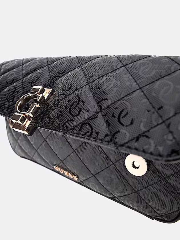 Bessey 4G logo patent mini crossbody - GUESS