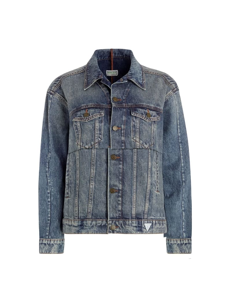 Relaxed fit denim jacket - GUESS