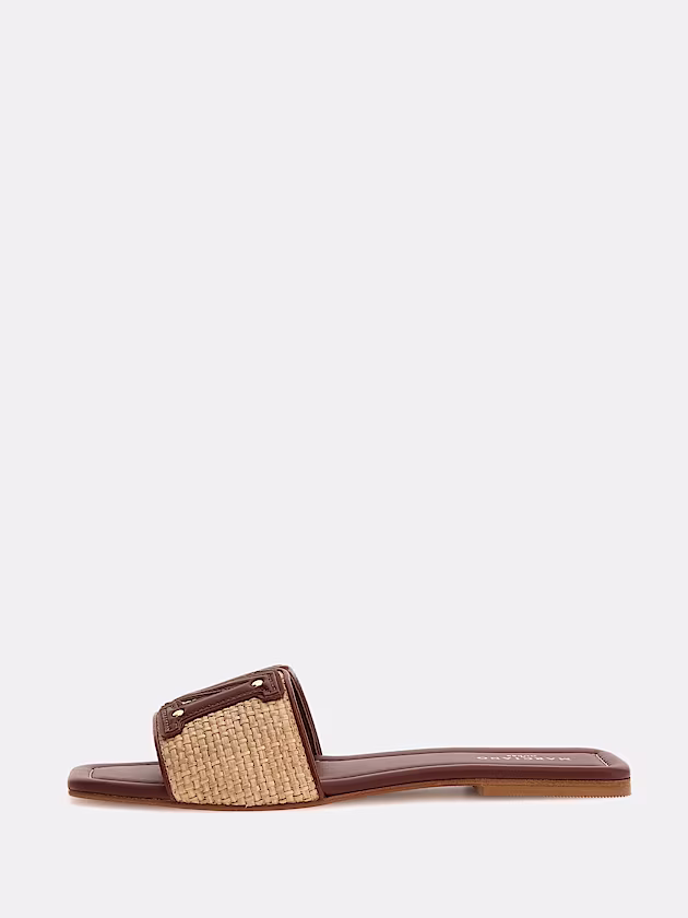 Marciano raffia slides - GUESS