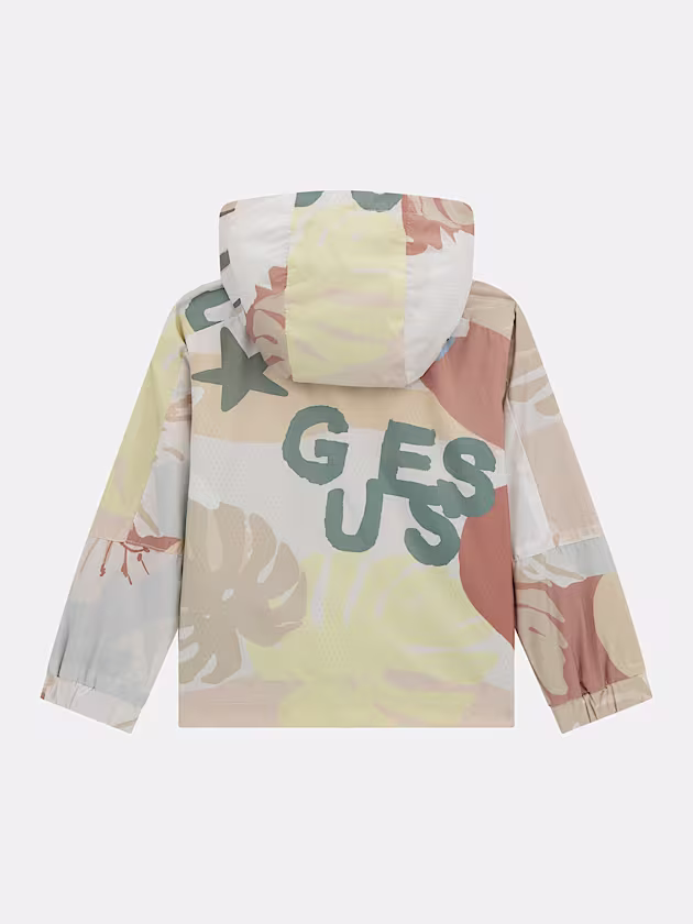 Printed windbreaker - GUESS