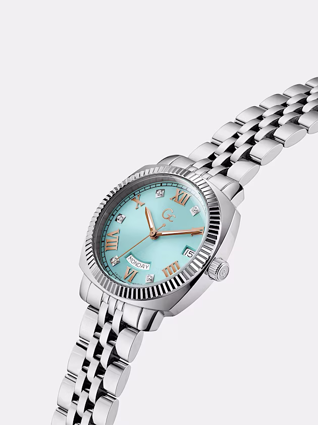 GC analogue quartz watch in stainless steel - GUESS