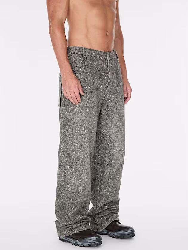 Mid rise relaxed denim pant - GUESS