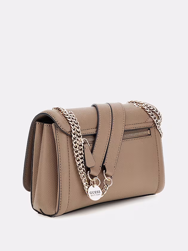 Noelle Saffiano Mini Crossbody Bag - GUESS