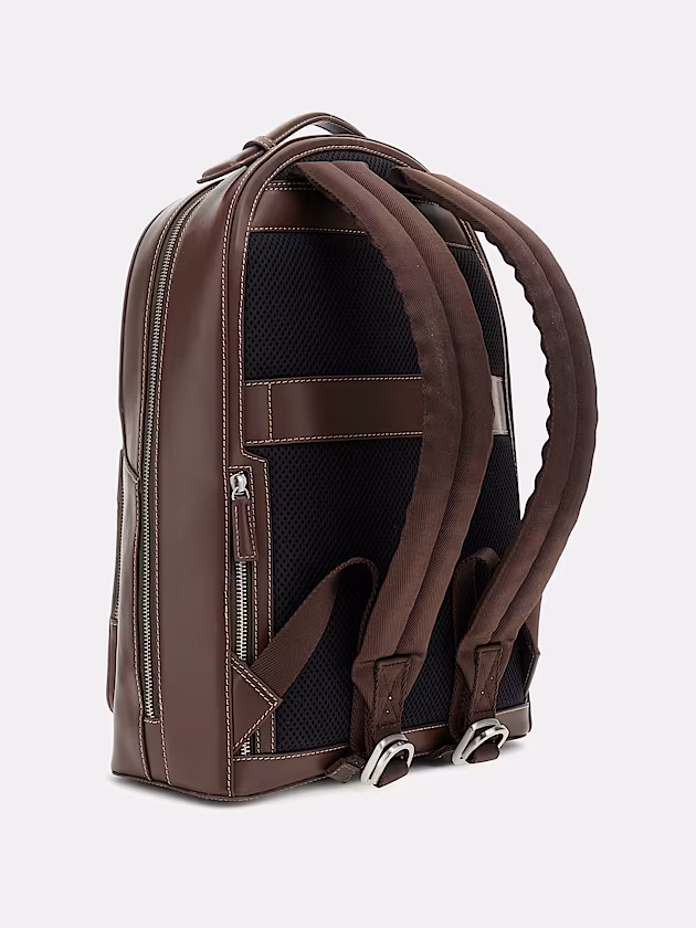 Firenze genuine leather backpack - GUESS