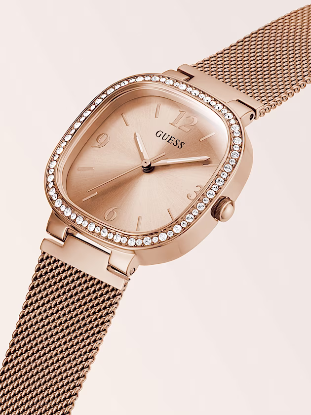 Analogue watch in recycled steel 32 mm - GUESS