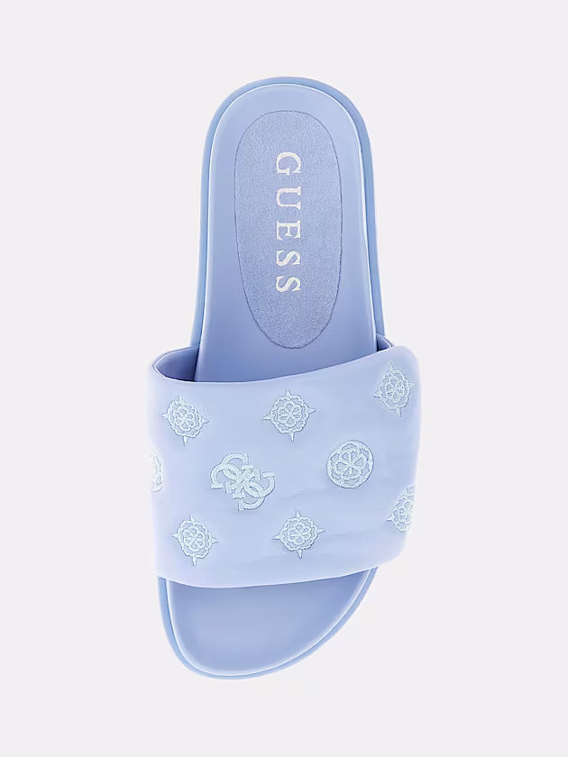 Fabio 4G peony logo sandal - GUESS