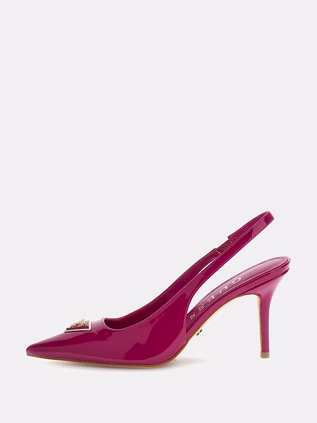 Nassir patent slingback - GUESS