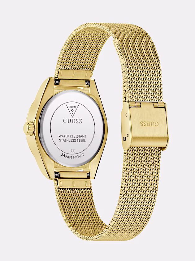 Analogue watch in recycled steel 30 mm - GUESS